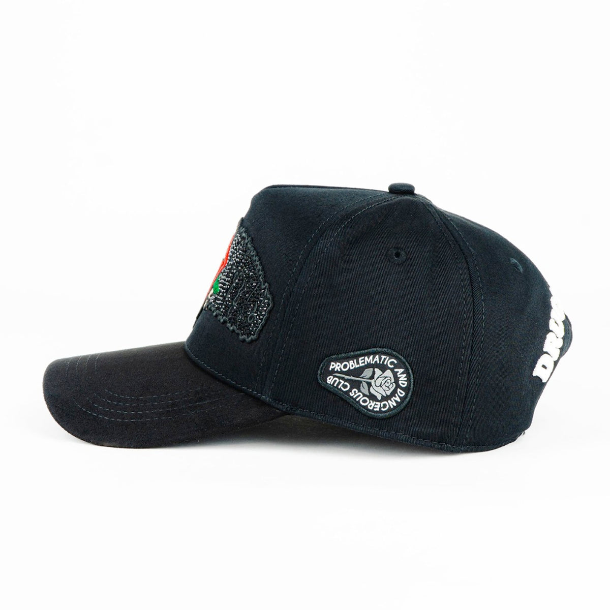GORRA PROBLEMATIC & DANGEROUS RED TONGUE PDC BLACK LIMITED EDITION