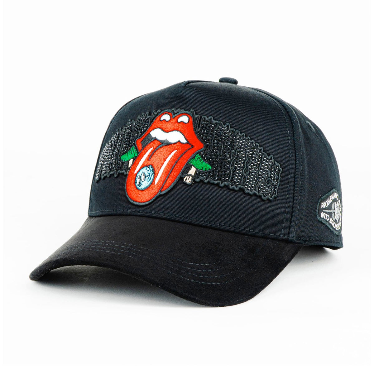 GORRA PROBLEMATIC & DANGEROUS RED TONGUE PDC BLACK LIMITED EDITION