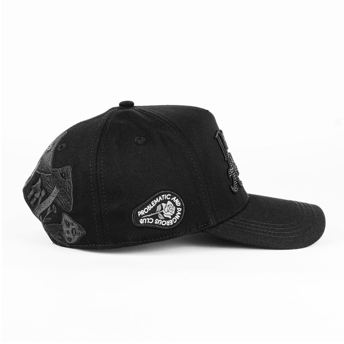 GORRA PROBLEMATIC & DANGEROUS RDRUGS TRIPPY BLACK LIMITED EDITION